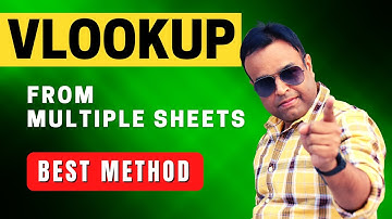 VLOOKUP from Multiple Sheets in Excel (VLOOKUP with VSTACK) | Vivekananda Sinha | Video 224