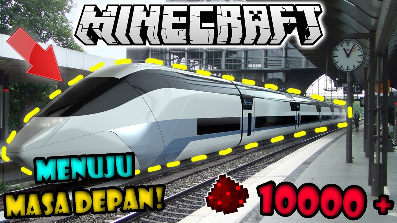 SERIUSAN??? BIKIN KERETA API MASA DEPAN SERBA OTOMATIS 