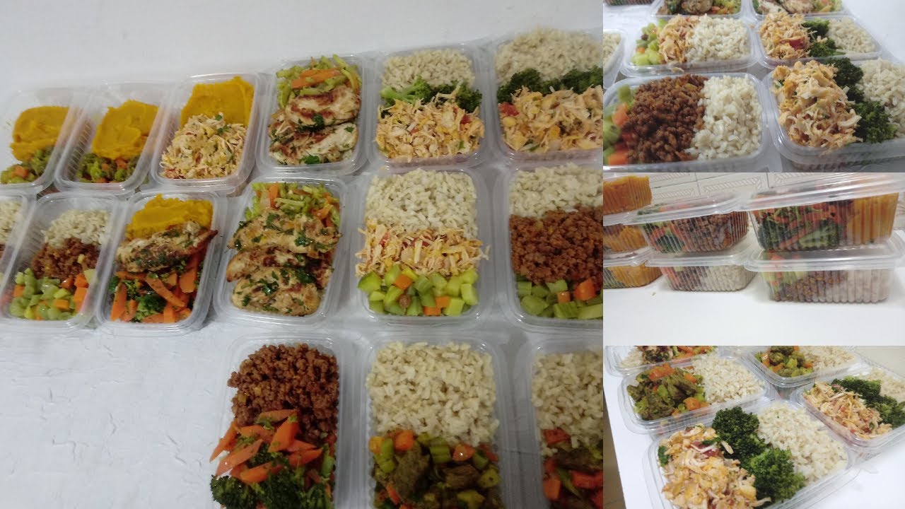 IDÉIAS DE REFEIÇÃO PARA MARMITAS FITNESS!  COM CARDÁPIO ABAIXO! GRATA!