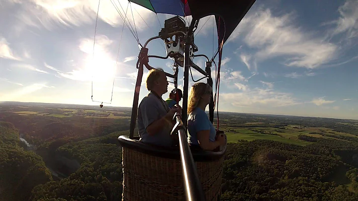 Carol and Phil Ballooning over Letchworth