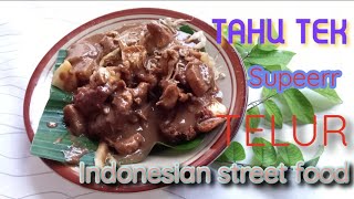 Tahu Tek Super Jumbo Jajanan Jalanan Processed Tofu Indonesian Street Food