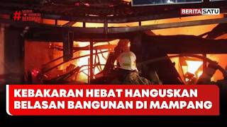Belasan Bangunan di Mampang Prapatan Hangus Terbakar #beritasatu