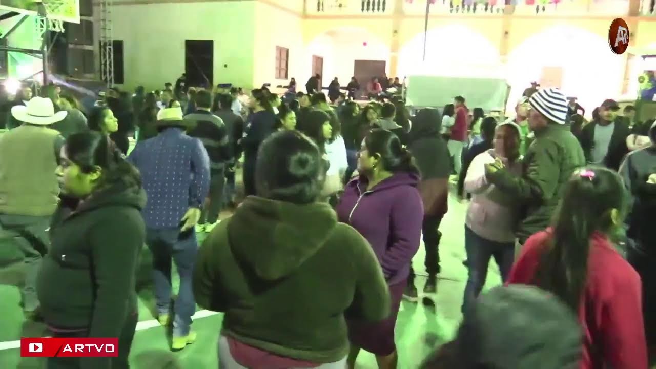 Desde Llano Crucero Tepuxtepec Mixes-Primera noche de baile.
