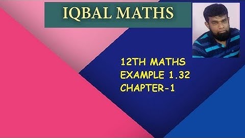 TN 12TH STD MATHS EXAMPLE 1.32 CHAPTER-1 APPLICATIONS OF MATRICES AND DETERMINANTS