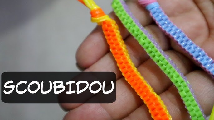scoubidou bracelet english diy tutorial: How to make a Scoubidou bracelet 