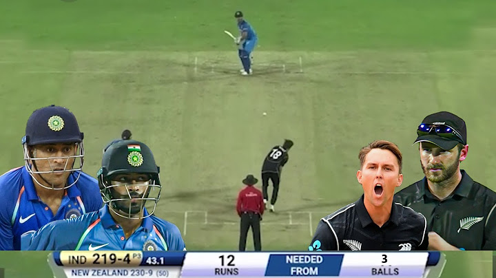 India v New Zealand  2nd ODI 2017 FULL MATCH HIGHLIGHTS |MOST THRILLING 🔥DHONI