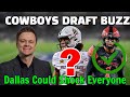 Cowboys Draft Rumors Heating Up : Jordan Tyson In Play? Malachi Lawrence a Sleeper? W/ Jon Machota