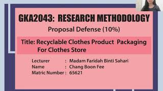 Recyclable Clothes Product Packaging PowerPoint Slide Presentation