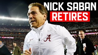 BREAKING NEWS: Alabama HC Nick Saban is Retiring