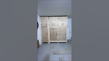 Garage Cabinets from the Scratch. #dyi #garage #garage_cabinet #shelves