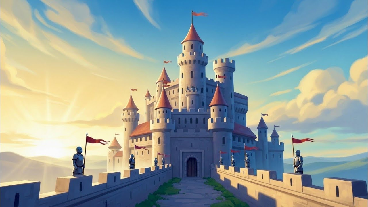 حكايات القلاع في زمن الحصار… رحلةٌ هادئة تَروِي أسرار العصور الوسطى🌙🏰