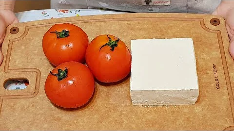 素食家常菜料理│早餐別再吃饅頭了，1塊豆腐3顆番茄，好吃到一上桌瞬間秒殺，吃光光│Vegan Recipe │EP127 - 天天要聞