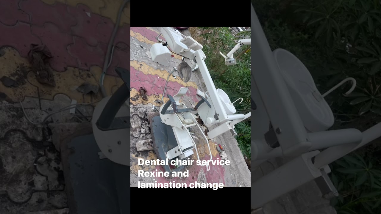Dental chair service rexine and lamination full work👍