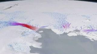 MASSIVE ICEBERG: Nasa scientists find a glacial crack