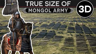 True Size of a Mongol Army  Experience the Endless Horde! DOCUMENTARY