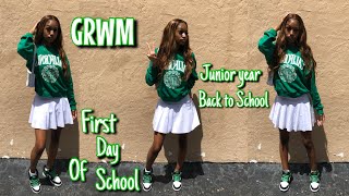 GRWM: First day of school (junior year) 2021  Ft.Duvolle