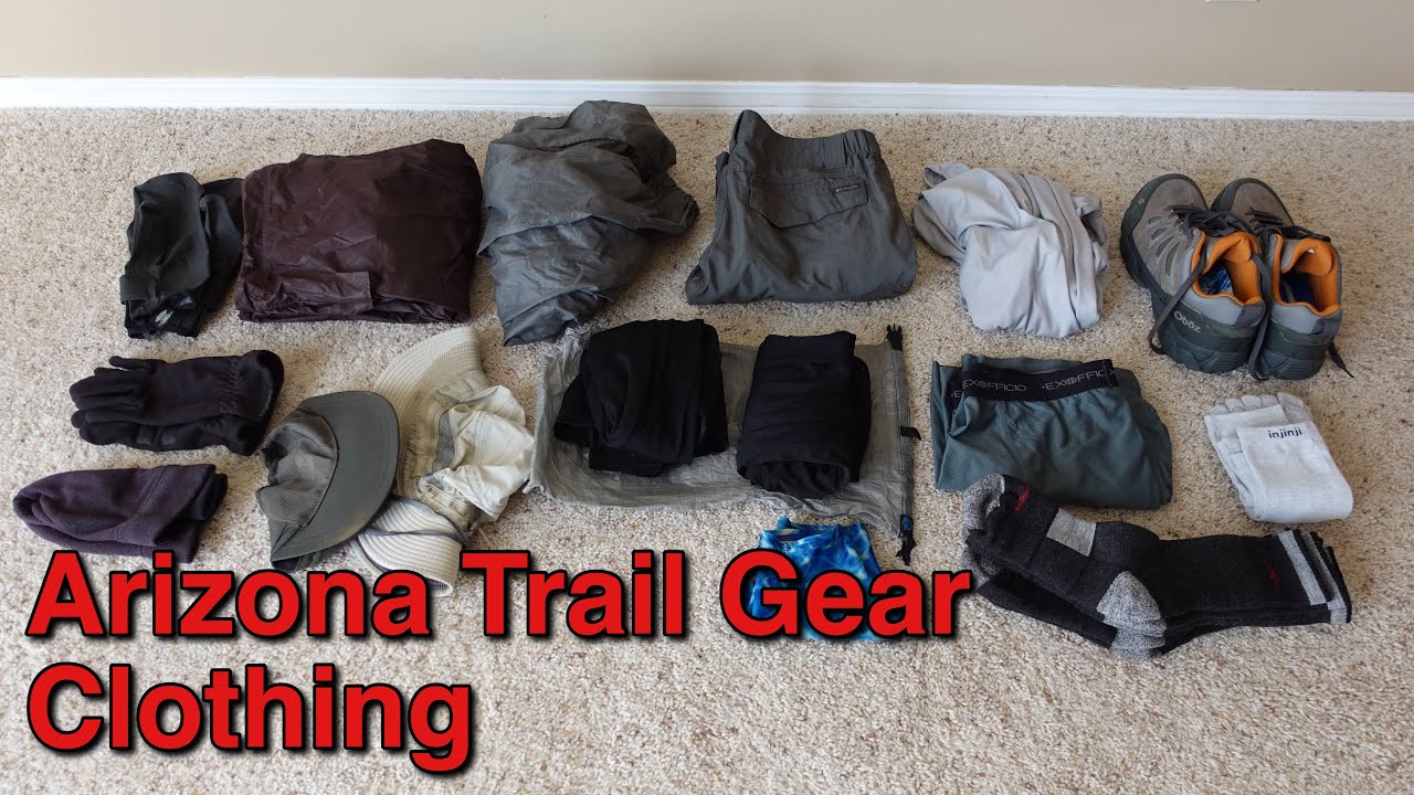 Arizona Trail Thru Hike Gear | Clothing