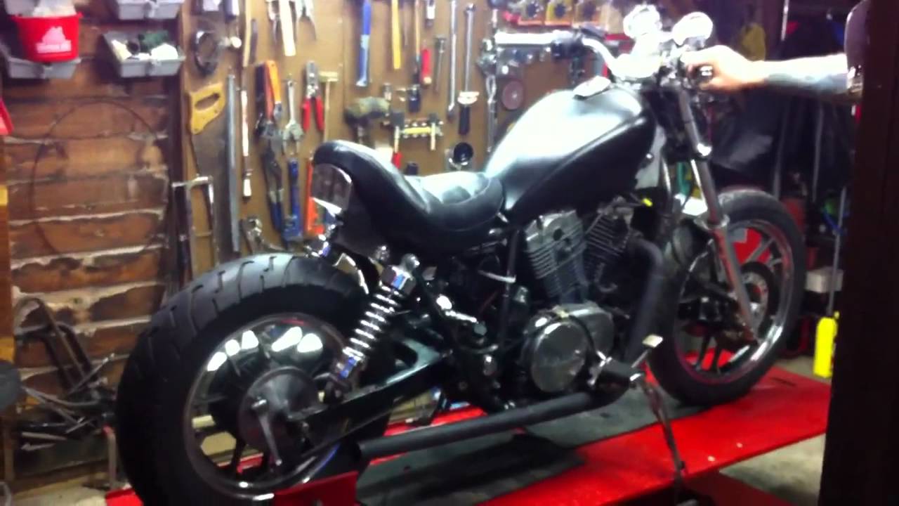1985 Honda Shadow VT 700 Bobber Project - YouTube