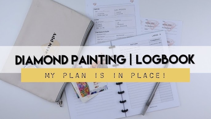 My Diamond Painting Log book flip through! : r/_startups