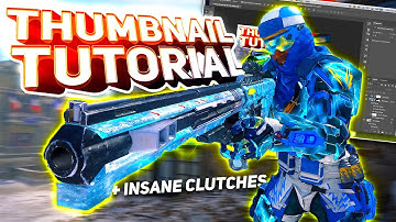 HOW TO MAKE A COD THUMBNAIL WITH 3D TEXT (BO3 Highlights & Photoshop Tutorial)