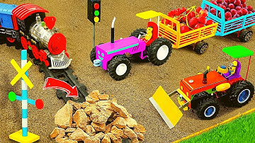 Diy tractor stuck in mud mini science project #38 || @KeepVilla | Tech Creators