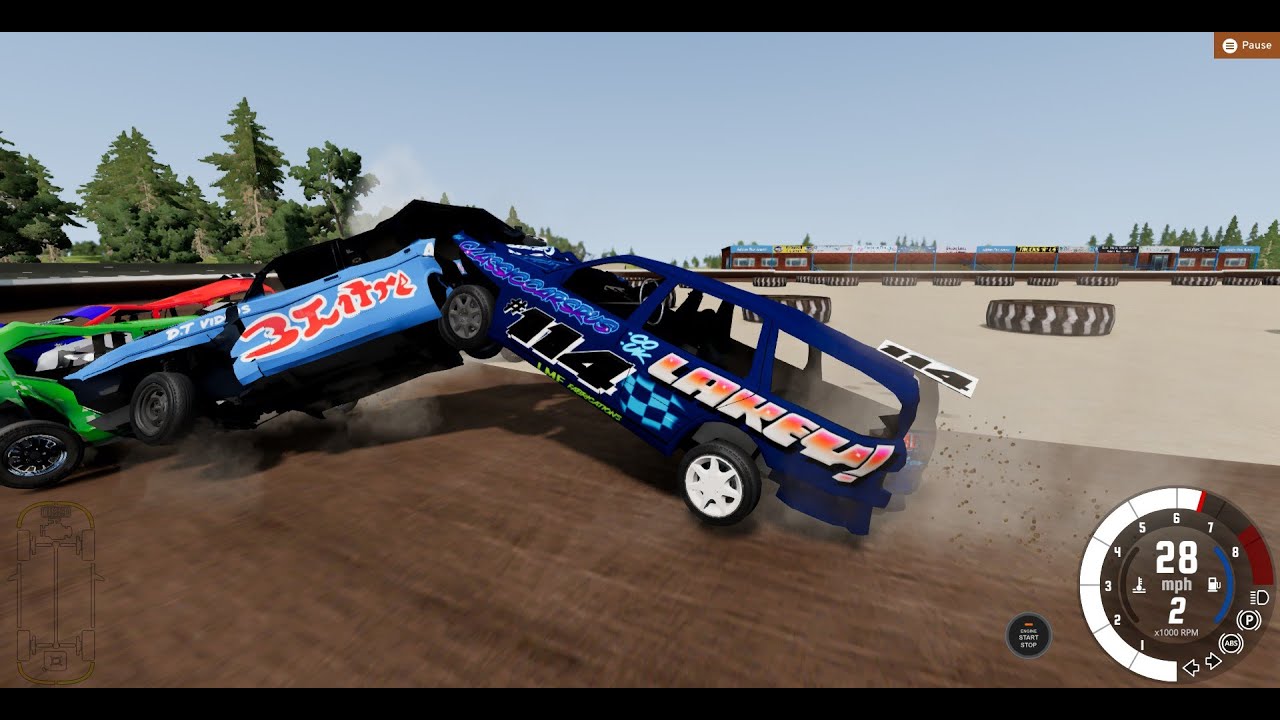 BeamNG.drive Banger racing VMG MOD! - YouTube