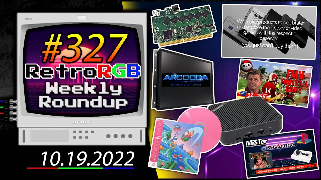 RetroRGB Weekly Roundup #327 - October 19th 2022 - YouTube
