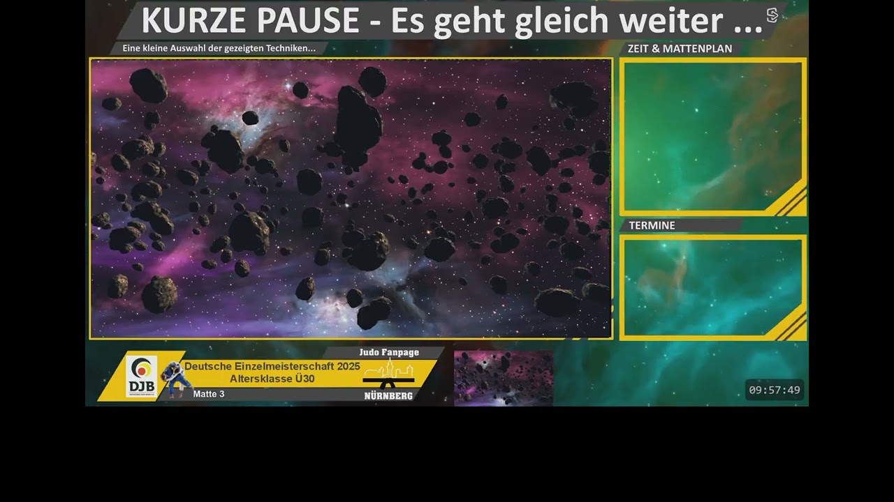 Jürgen Werdeker vs Wolfgang Hinterleitner, Deutsche Ü30 Veteranen Meisterschaft 2025 in Bochum.