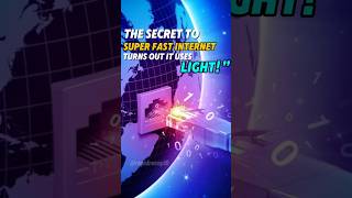 The Secret to Super Fast Internet… Turns Out It Uses Light!”? 🤔 #funfacts #internet