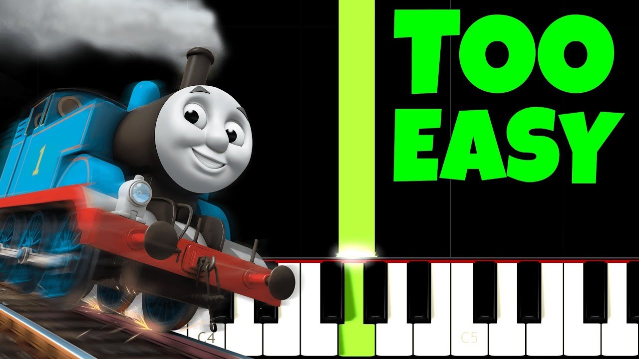 Thomas The Tank Engine But It S Too Easy I Bet 1 000 000 You Can Play This Youtube - roblox piano sheets thomas the tank engine