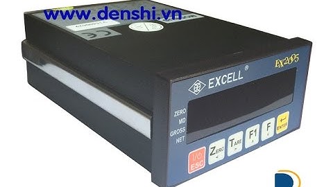 Đầu cân điện tử EX2005 Excell - Cân điện tử Denshivn
