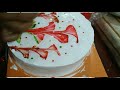 THREAD ART ON CAKE. Easy way of making thread art on cake at home.