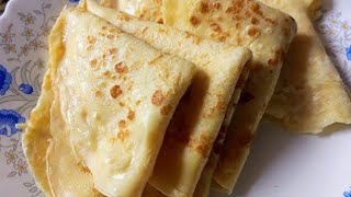 How to Make Pancakes/How to Cook Pancakes at Home from scratch/ with eggs and milk