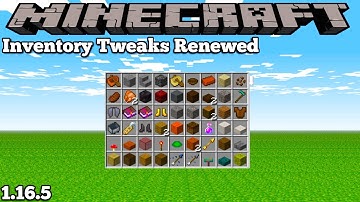 INVENTARIS AANPASSINGEN VERNIEUWDE MOD - MINECRAFT 1.16.5 (MOD SHOWCASE)