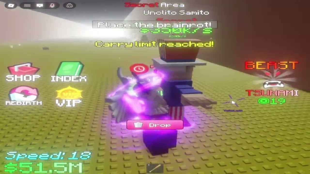 Escape Tsunami For Brainrots working dupe, esok. script, executor!!