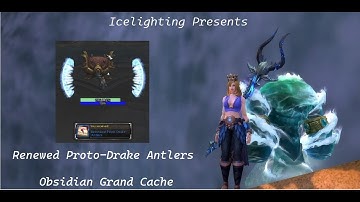 Renewed Proto-Drake Antlers- Obsidian Grand Cache- Neltharion