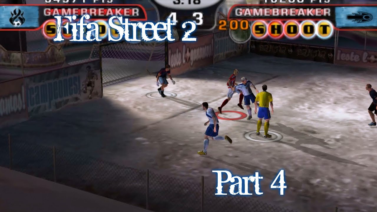 Fifa Street 2 Gameplay Part 4 English PSP YouTube