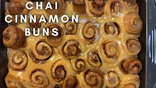 Chai Cinnamon Buns | Masala Cinnamon Buns