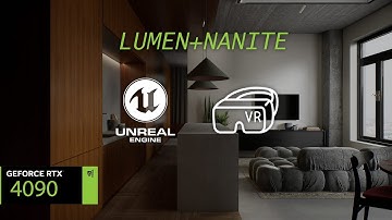 Unreal Engine 5.1 - VR  Update Archviz - Lumen Nanite