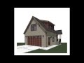 360 view movie carriage garage house plan CGA 106