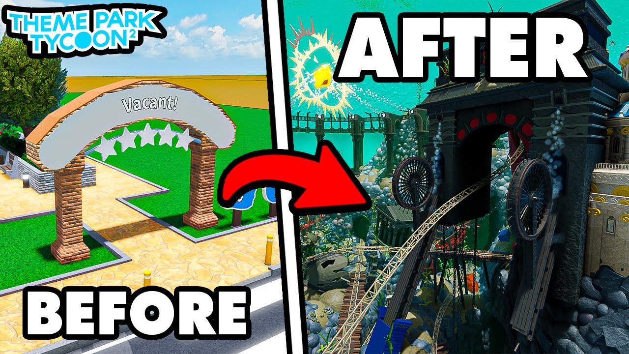 They Spent 789 Hours Building This MEGA PARK In Theme Park Tycoon 2 ...