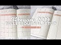 Plan With Me: February 2019 Bullet Journal Setup
