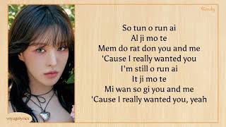 WENDY Better Judgement Easy Lyrics