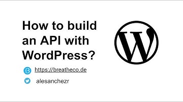 Building a WordPress headless API