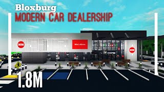 Mikes Motors Car Dealership SpeedBuild | ROBLOX Bloxburg | 1.8M