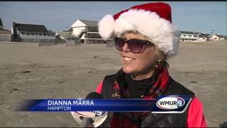 Many enjoyed mild Christmas Day temperatures at Hampton Beach