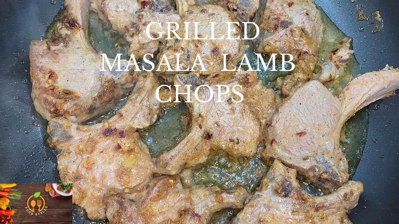 How to Make Restaurant Style Grilled Masala Lamb Chops | Chops Fry