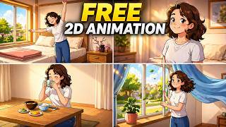 How to Make VIRAL 2D Animation Videos with AI (100% FREE Method)