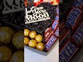 Чорне серце з солоденьким і чорними трояндами Оригінальний подарунок 