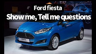 Ford Fiesta 'Show me, Tell me' questions & answers for your UK Driving Test